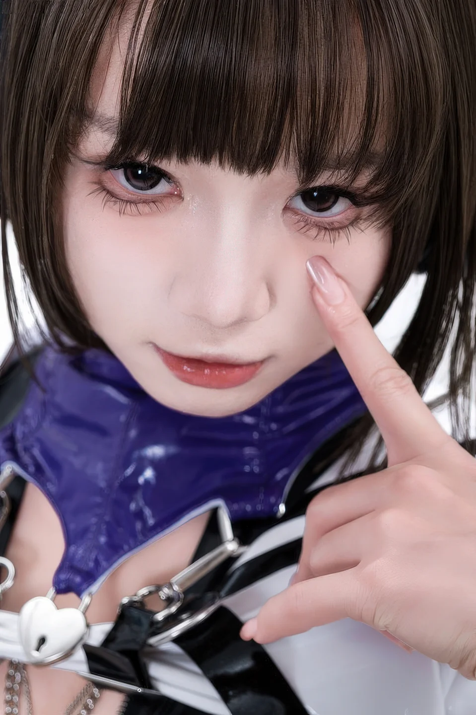 柒柒要乖哦 - No.066 白棚胶衣 [78P-231MB] tg@simisebaisi 【丝足阁】021.webp